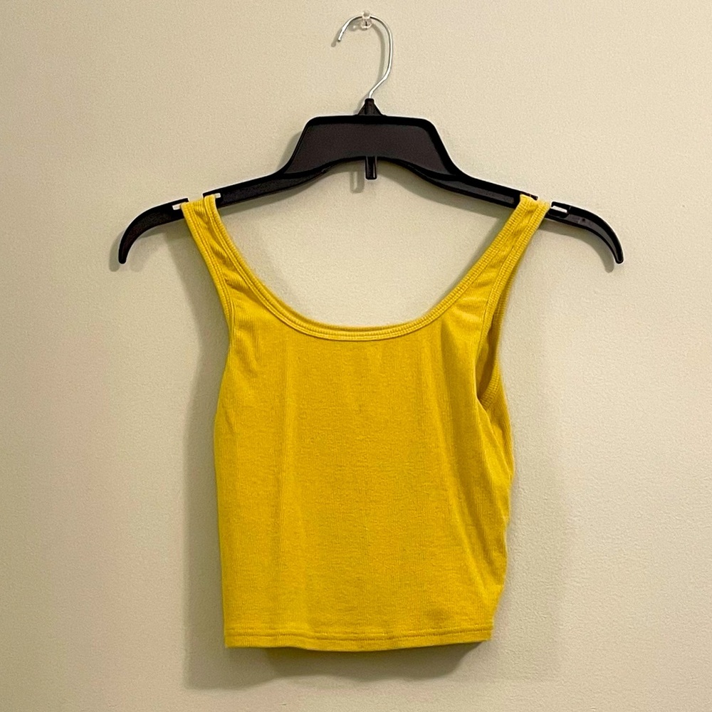 Me to We Yellow Tank Top